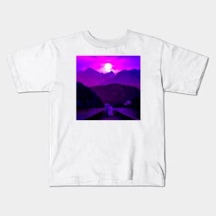 Beautiful Mountain Scene Kids T-Shirt